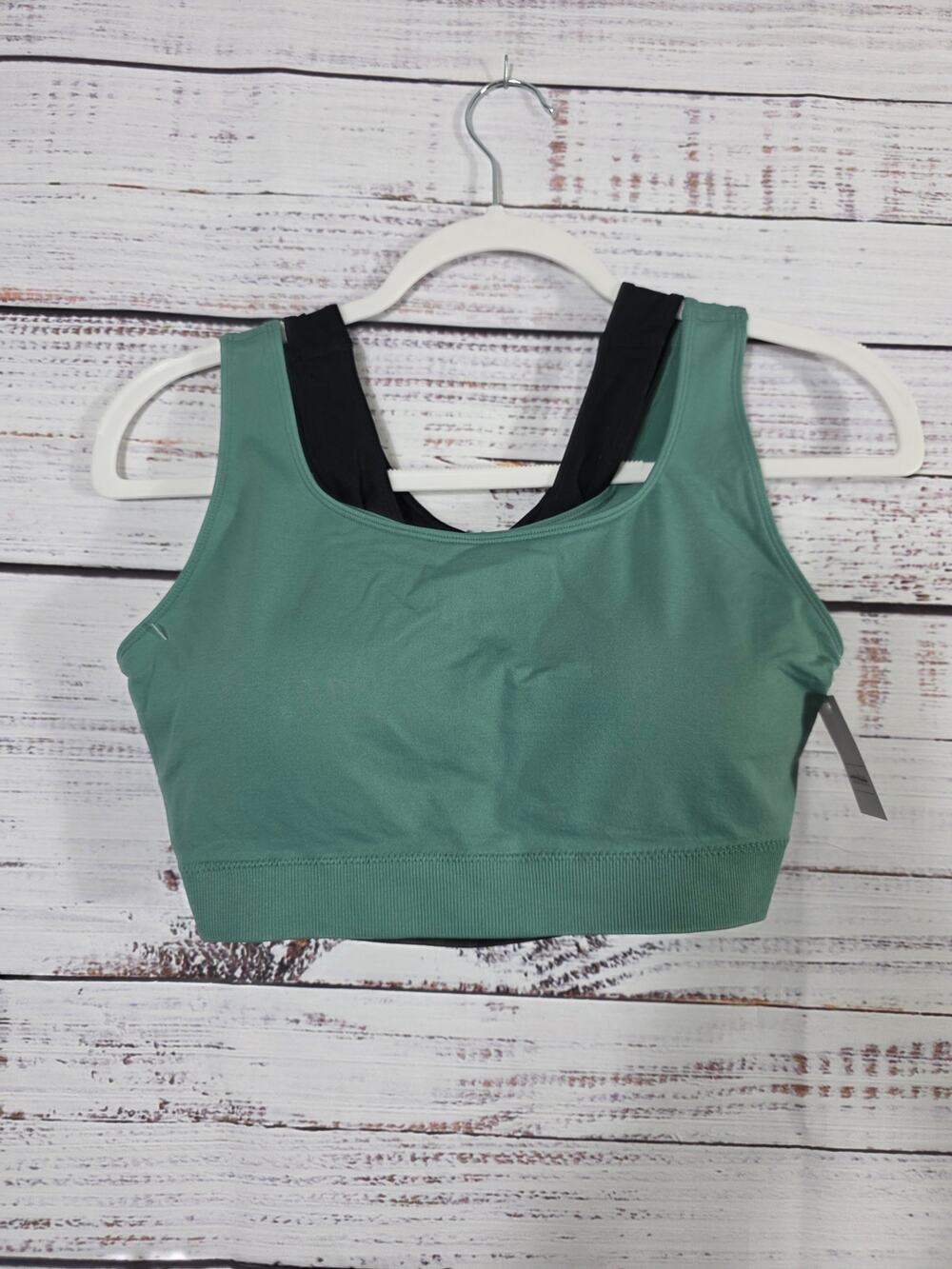 Auden 2-pack women's sports bras green and black size XXL